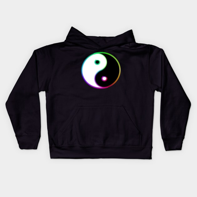 Yin Yang V3 Kids Hoodie by Twisted Teeze 